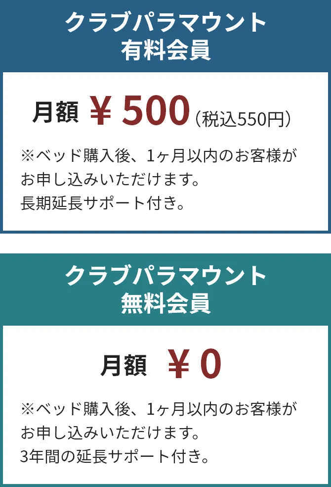 クラブパラマウントとは ｜ パラマウントベッド会員サービスサイト